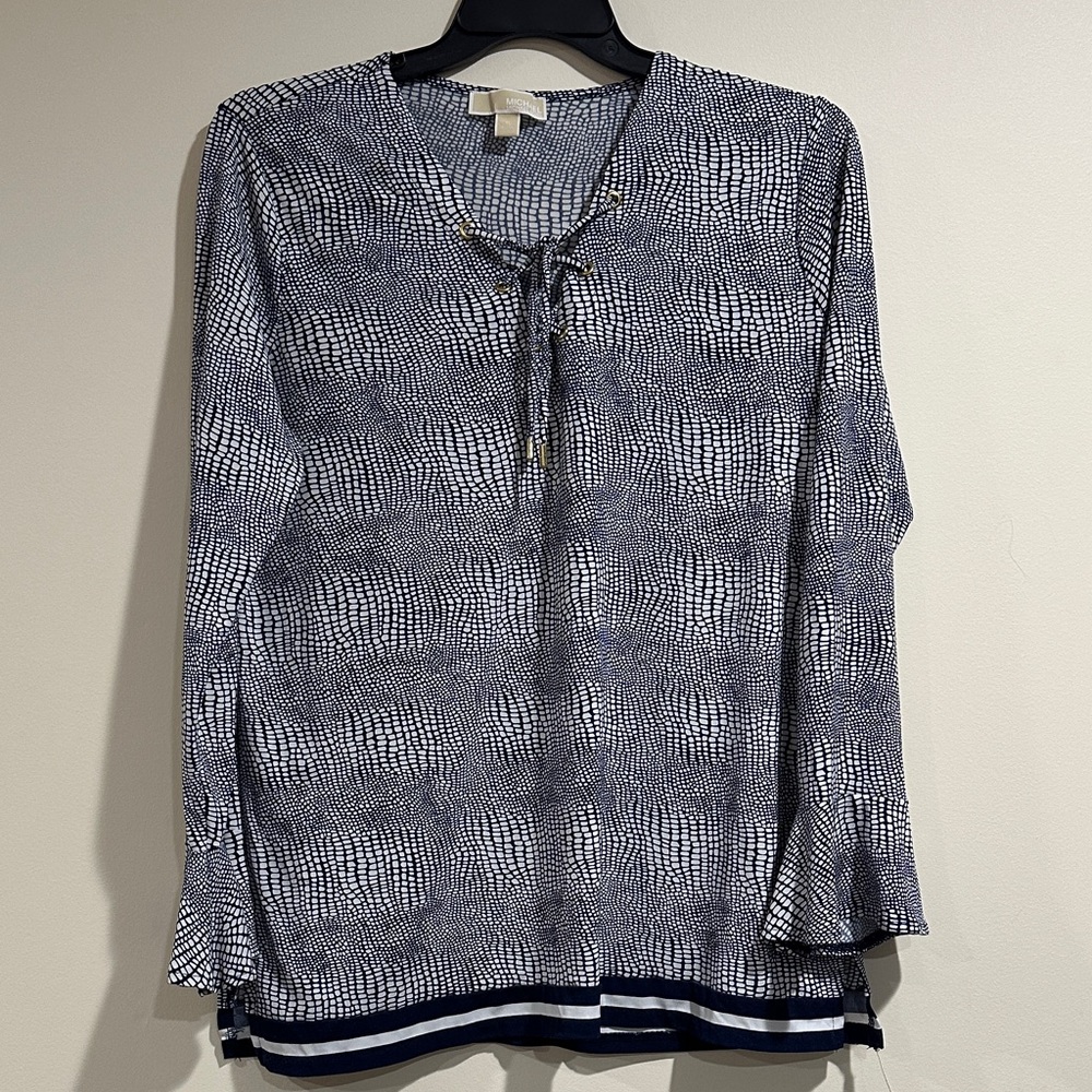 MICHAEL Michael Kors Black and White Blouse